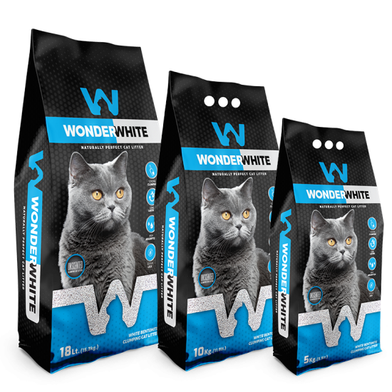 Wonder White Natural 10 KG White Cat Litter