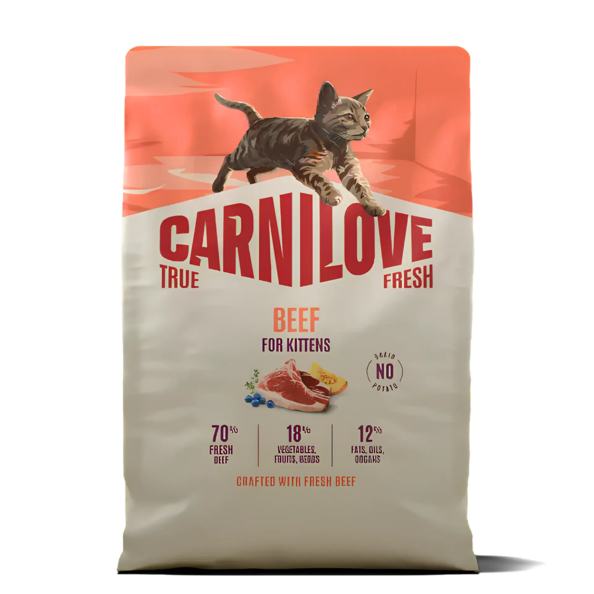Carnilove True Fresh Cat Dry Beef for Kittens 400G