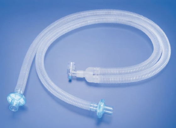 Disposable Scalable Breathing Circuit / Corrugated Tube + Connector / 100cm / Diameter 24mm / Material PE+PC