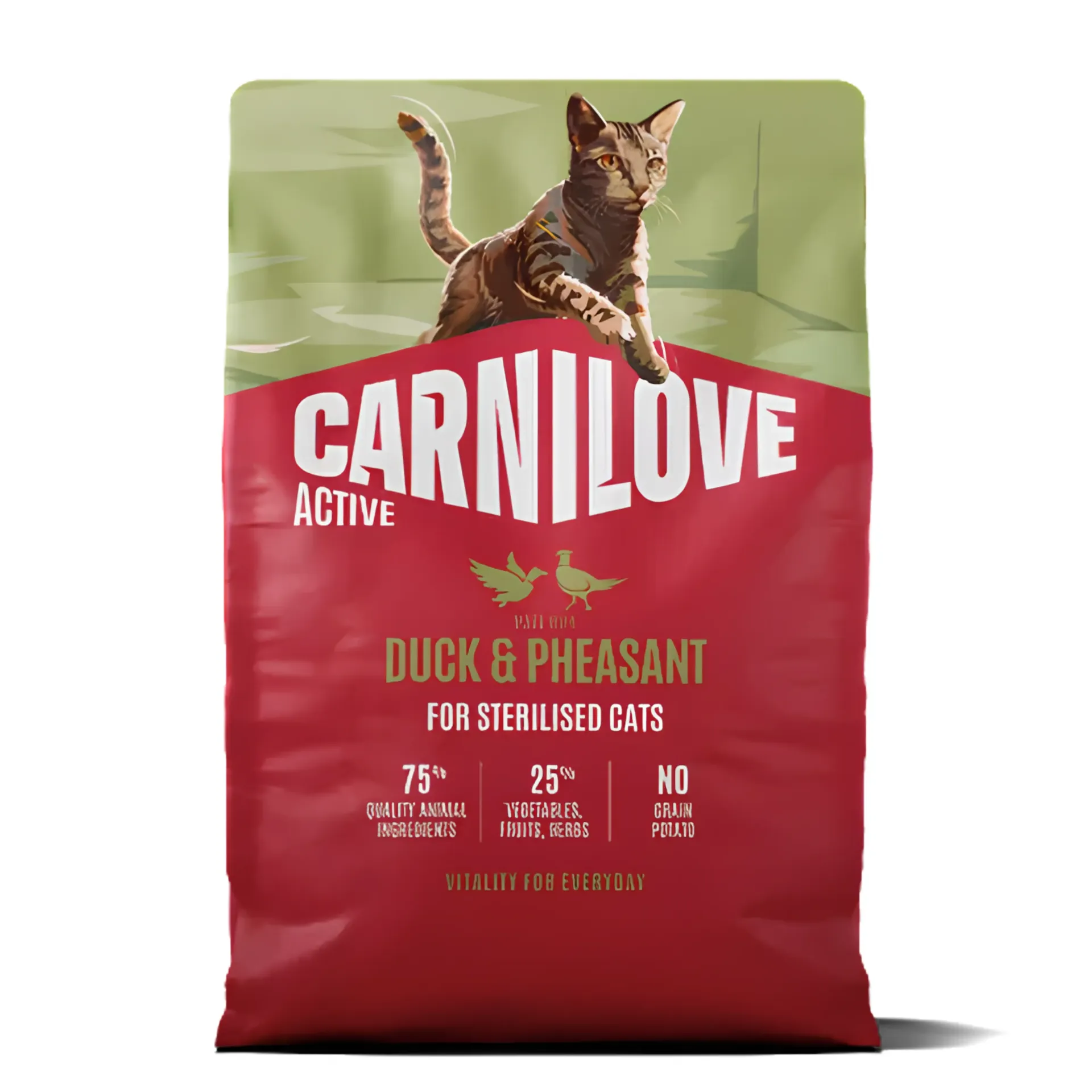 CARNILOVE ACTIVE Cat Dry Made with Duck & Pheasant for Adult All Breeds 2KG