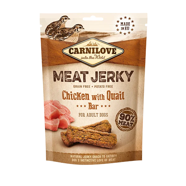 Carnilove Meat Jerky Chicken With Quail Bar 100G