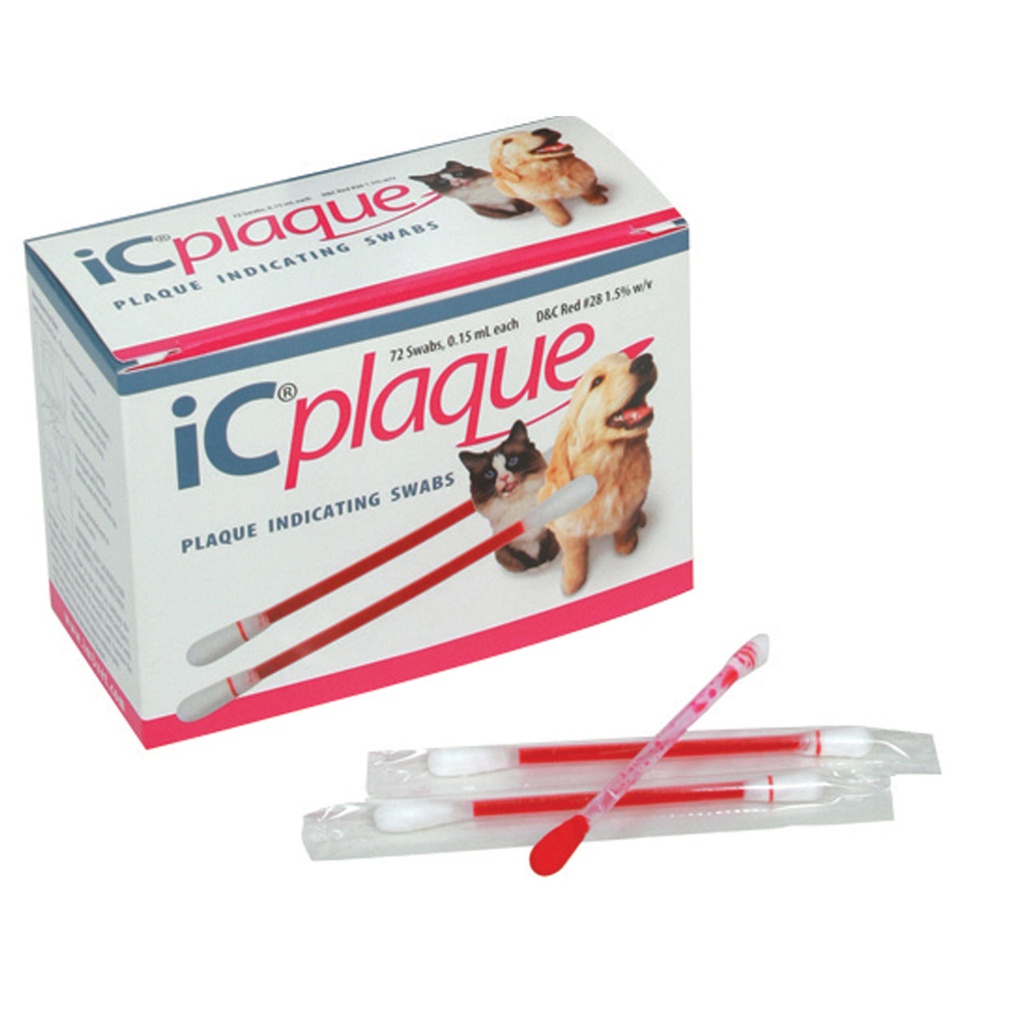 iC Plaque - محلول الكشف عن البلاك - 72 مسحة