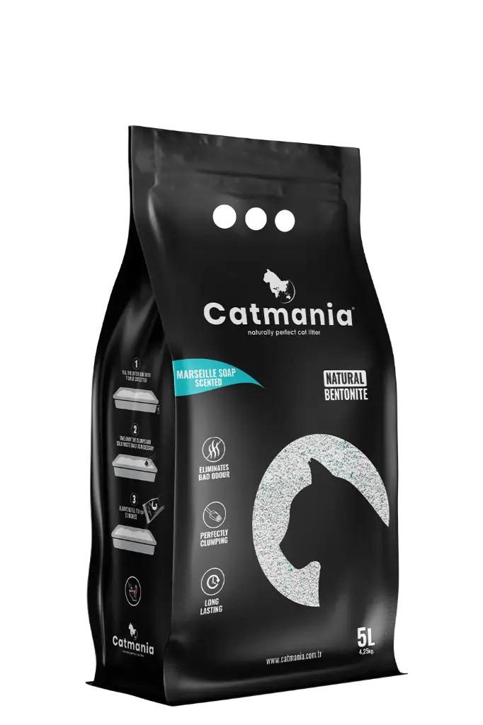 Catmania Premium While Cat Litter Soap Scented 10L