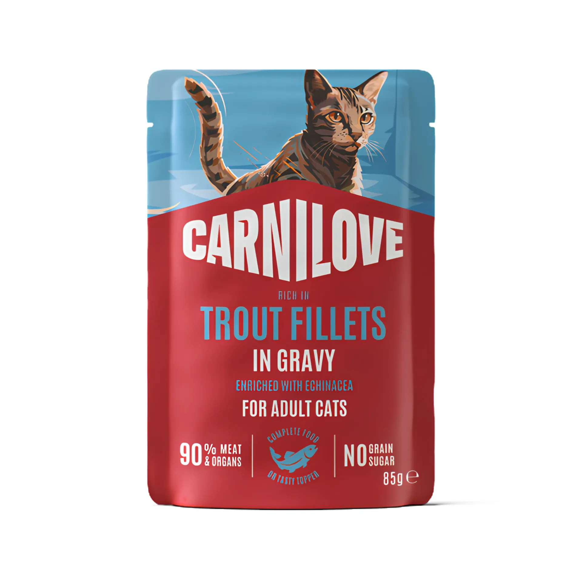 [100233] Carnilove Cat Pouch Rich in Turkey Enriched with Valerian 85G