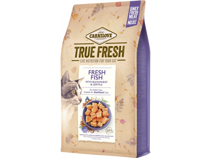 Carnilove True Fresh Cat  Fish, 4,8 kg 