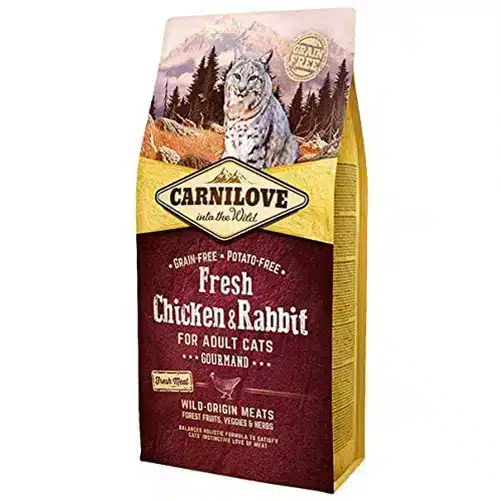 Carnilove Fresh Chicken & Rabbit Gourmand for Adult Cats 2KG