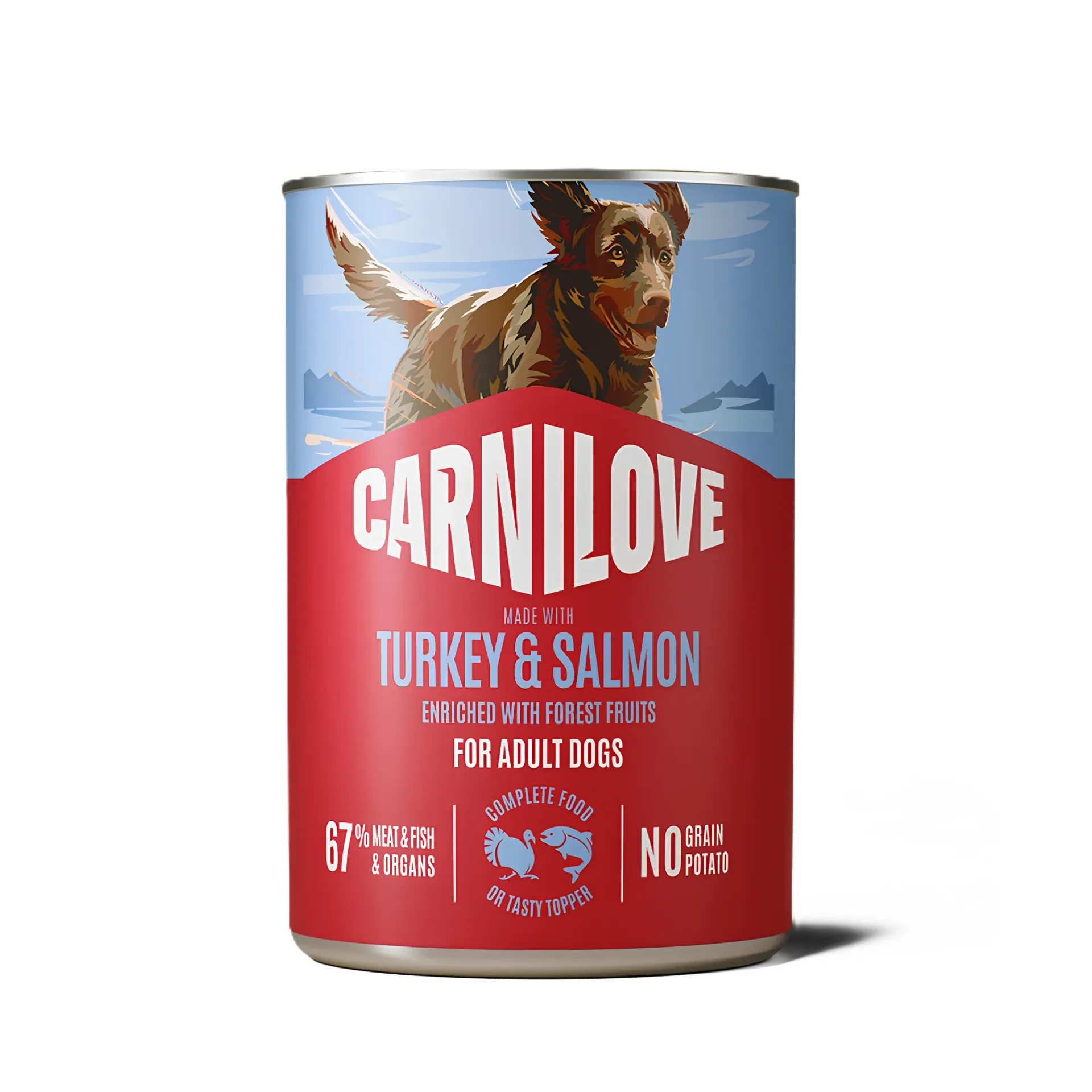 [100318] Carnilove Can Dog Wild Meat Salmon & Turkey 400G