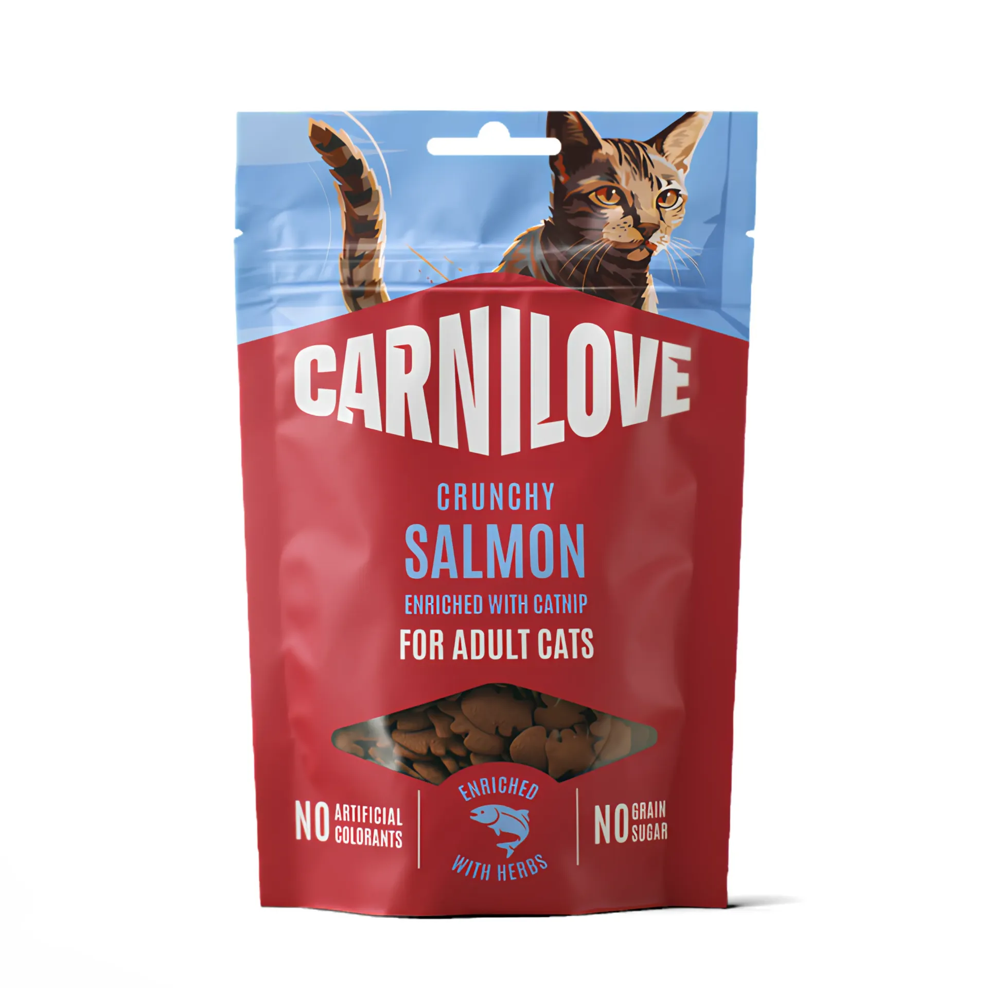 [100225] Carnilove Cat Crunchy Snack Salmon with Mint with Fresh Meat 50G