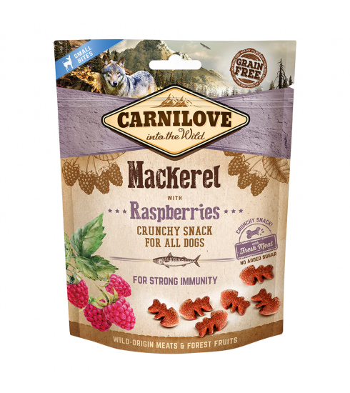 Carnilove Dog Crunchy Snack Mackerel with Raspberries with fresh meat 200 g