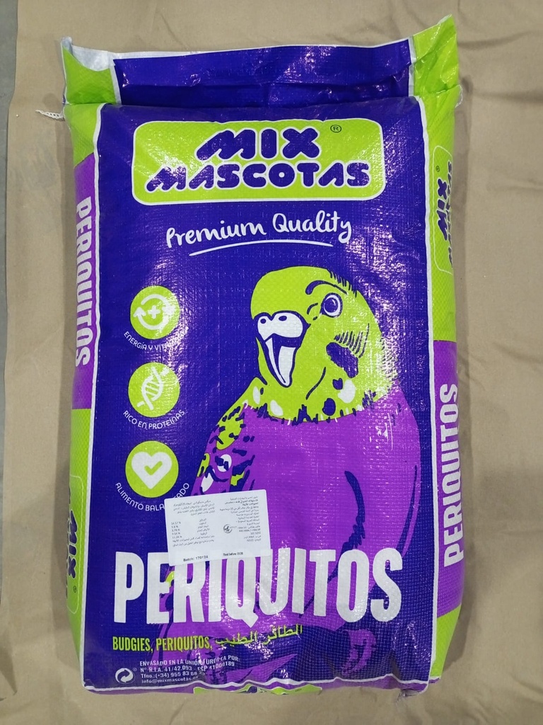 MixM LOVEBIRD & COCKTAIL NVET 20 KG