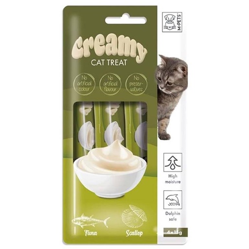 [606034] M-Pet Creamy Bonus Tuna and Scallop Flavor 60g
