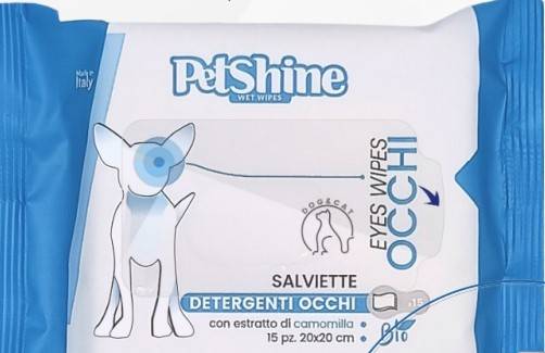 [306001] Pet Shine wet wipes for Eye care for cats and dogs