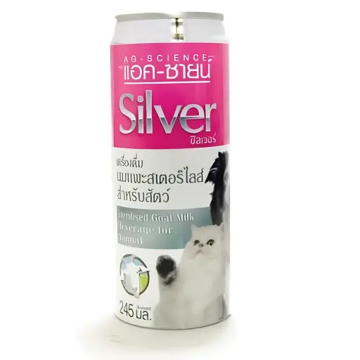 [606014] AG Science Silver Fresh Goat Milk for Cats and Dogs 245ml