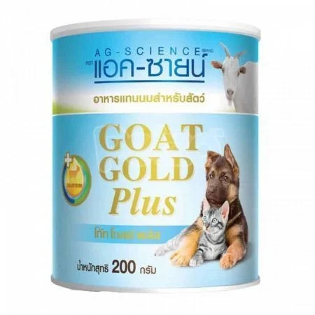 [606015] AG Science Gold dry goat milk for cats and small dogs 200 grams