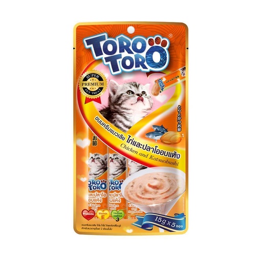 [607008] Toro with Chicken and Katsuobushi (Vitamin E) 75g