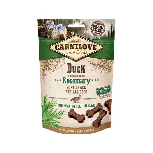 [100238] Carnilove Semi Moist Duck enriched with Rosemary 200g