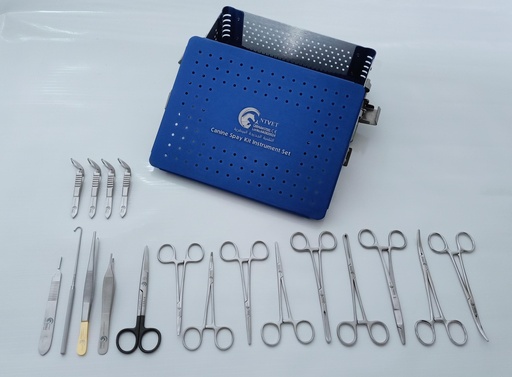 [100503] Feline Spay instruments Surgery Set (18 pcs)