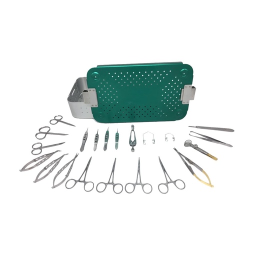 [100505] Small Animal Opthalmology Instruments Surgery Set (20 pcs)