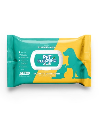 [307002] Pet Cleaning Perfumed Wipes with Almond Milk Scent