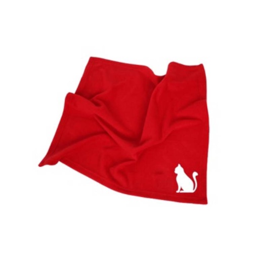 [303010] Soft Red blanket for Cats and Dogs 100 x 70
