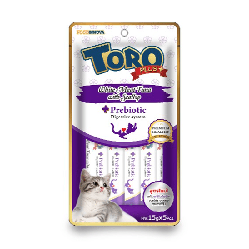 [607005] Toro Plus White Meat Tuna with Scallops (Prebiotic for the Digestive System) 75g