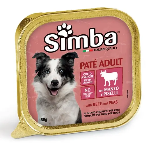 [606054] Simba wet dog food with Beef 300g
