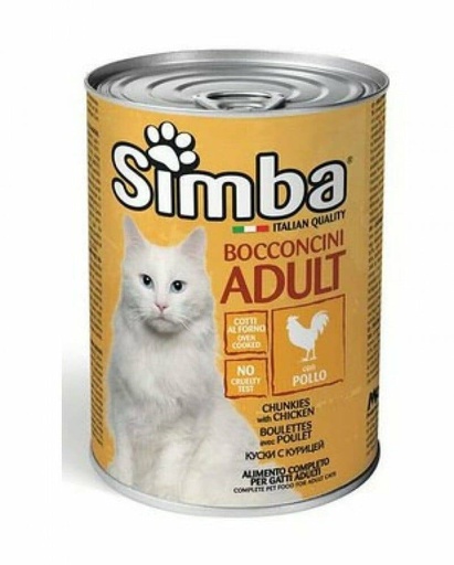 [606024] Simba Cat fresh Chicken pieces in Gravy 415g