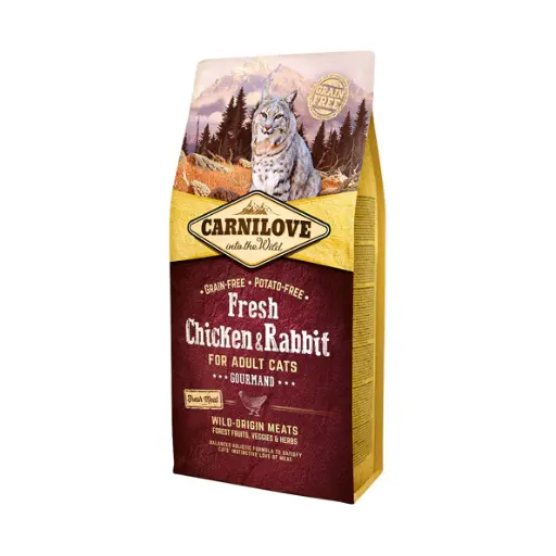 [100024] Carnilove Fresh Chicken & Rabbit Gourmand for Adult cats 6 kg  