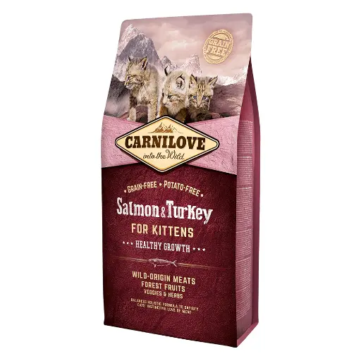 [100025] Carnilove Salmon & Turkey for Kittens – Healthy Growth 6 kg