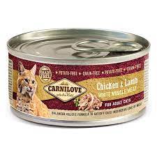 [100219] Carnilove White Muscle Meat Chicken & Lamb for Adult Cats 100g