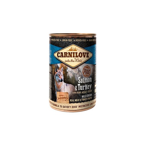 [100318] Carnilove Can Dog Wild Meat Salmon & Turkey 400 g
