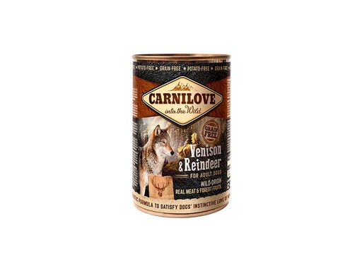 [100320] Carnilove Can Dog Wild Meat Venison & Reindeer 400 g 