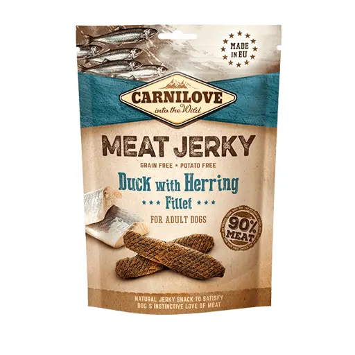 [100241] Carnilove Jerky Duck & Herring Fillet 100 g