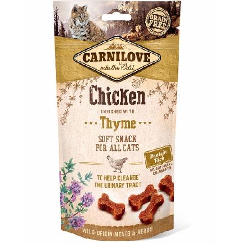 [100226] Carnilove Cat Semi Moist Snack Chicken enriched with Thyme 50 g 