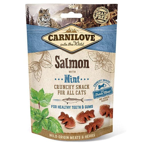 [100225] Carnilove Cat Crunchy Snack Salmon with Mint with fresh meat 50 g