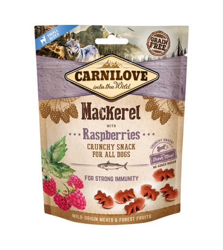 [100237] Carnilove Dog Crunchy Snack Mackerel with Raspberries with fresh meat 200 g