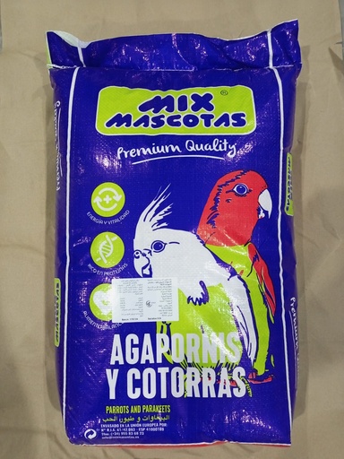 [550033] Mix Mascotas for Lovebirds and Budgies 25 KG (Medium and Small Birds)