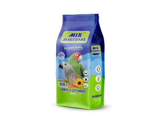 [550034] Mix Mascotas for parrots and cascos 600 grams (for large birds)